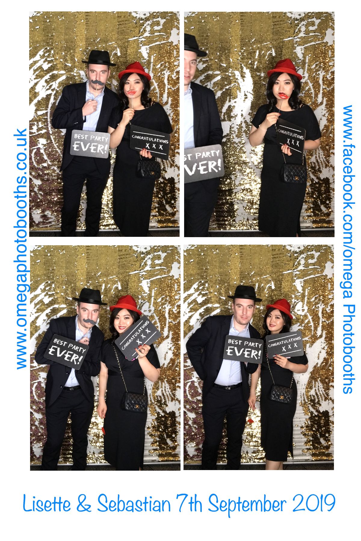 Lisette & Sebastian | View more photos from the event at gallery.omegaphotobooths.co.uk/u/Omega-Photobooths/Lisette-Sebastian